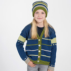 M-2510/73F Veste enfant + bonnet