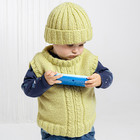 M-2501/06 Pull enfant + bonnet